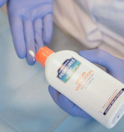 Ureum voetlotion van Samenwerkende Pedicures